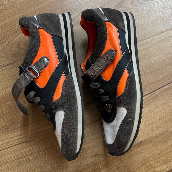 Michael Kors Alexandra Trainer - Neon Orange - Women's Size 9 - Picture 11 of 12